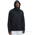 Westerse mannen fleece sweatshirt met capuchon